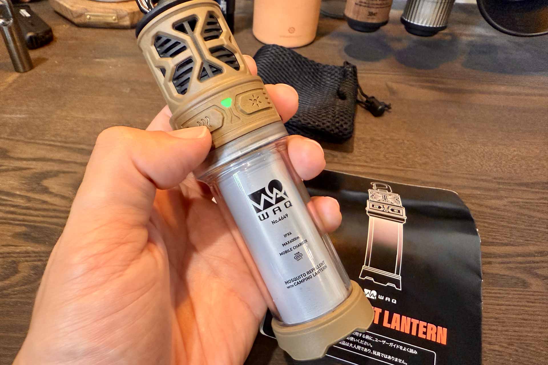 レビュー] WAQ リペラントランタン Repellent Lantern – FLEXTAIL Tiny